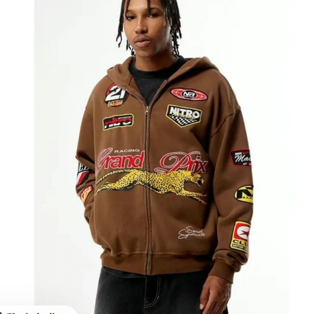 Grand Prix full zip hoodie - NWT large